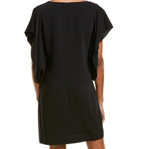 Trina Turk Dress Hiroshi Flutter Sleeve V-Neck NWT XS Style TT198013 - Picture 2 of 12